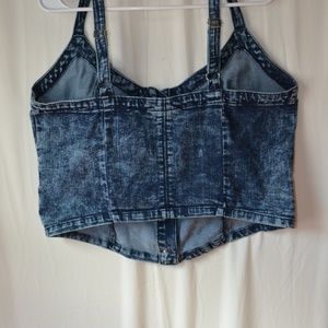 Ashley Stewart Tops - Super Cute Denim Bustier Ashley Stewart Tops - Super Cute Denim Bustier